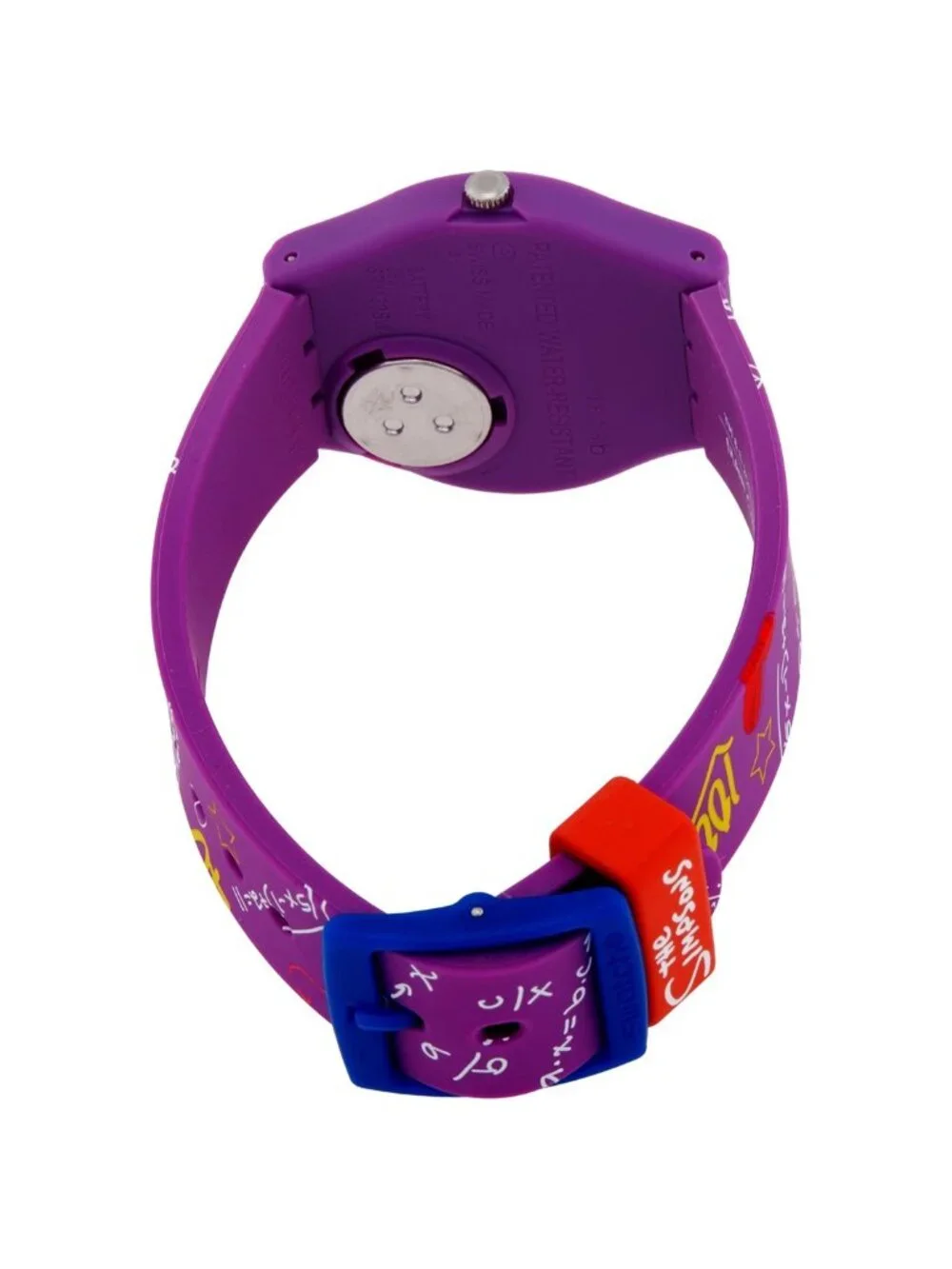 NWT Swatch Class Act Quartz Purple Dial Ladies Watch